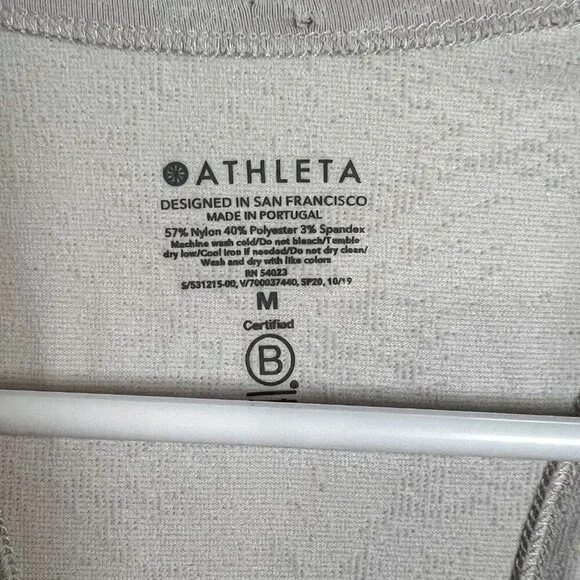 Athleta Speedlight Snake Skin Racerback Tank Size M - Picture 4 of 5